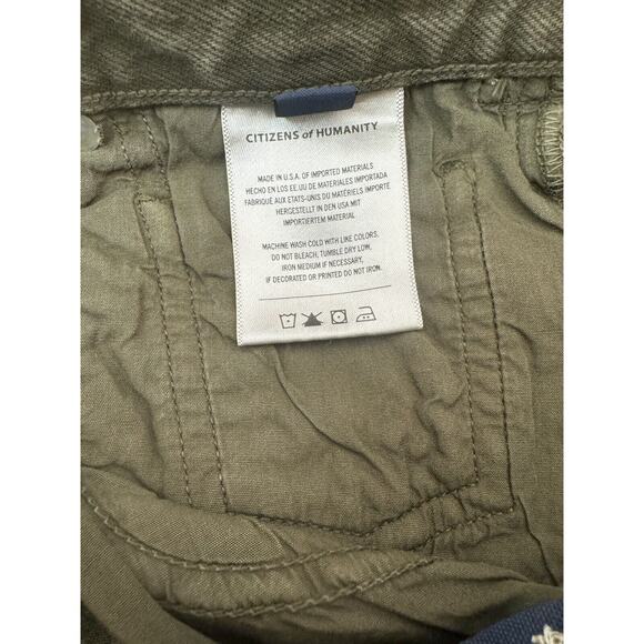 Citizens of Humanity JEANS Jolene High Rise Vintage Straight STORM SIZE 24 - Picture 12 of 16